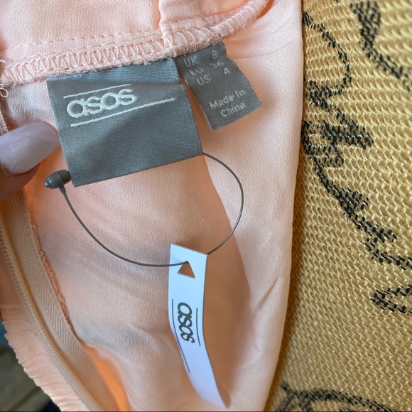 ASOS EDITION pink puff sleeve midi dress - Picture 5 of 7